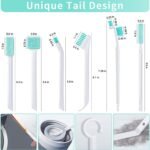 Small Cleaning Brushes for Small Spaces, Tiny Household Cleaning Supplies Tools, Mini Crevice Cleaning Brush Scrub Narrow Corner Nook Track Grooves Bathroom Kitchen Home Detailing, 16 Pcs - Image 8