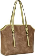 Tote Bag for Women,Large Capacity Tote Purses for Women,Vegan Leather Daily Travel Work Beach Shoulder Bags - Image 9