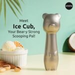 OTOTO Ice Cub Bear Ice Cream Scoop - Cool Kitchen Gadgets, White Elephant Gifts, Cute Kitchen Accessories, Funny Gifts, Stainless Steel Ice Cream Scooper, Cookie Dough Scoop, Cookie Scoop (Silver) - Image 3