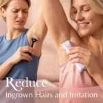 Bikini Trimmer for Women - Painless Electric Razors for Silk Skin,Cordless Body Shaver for Trip,Replaceable Lady Facial Razor, IPX7 Waterproof&Easy Cleaning, Ceramic Blade, Gifts for Women - Image 5