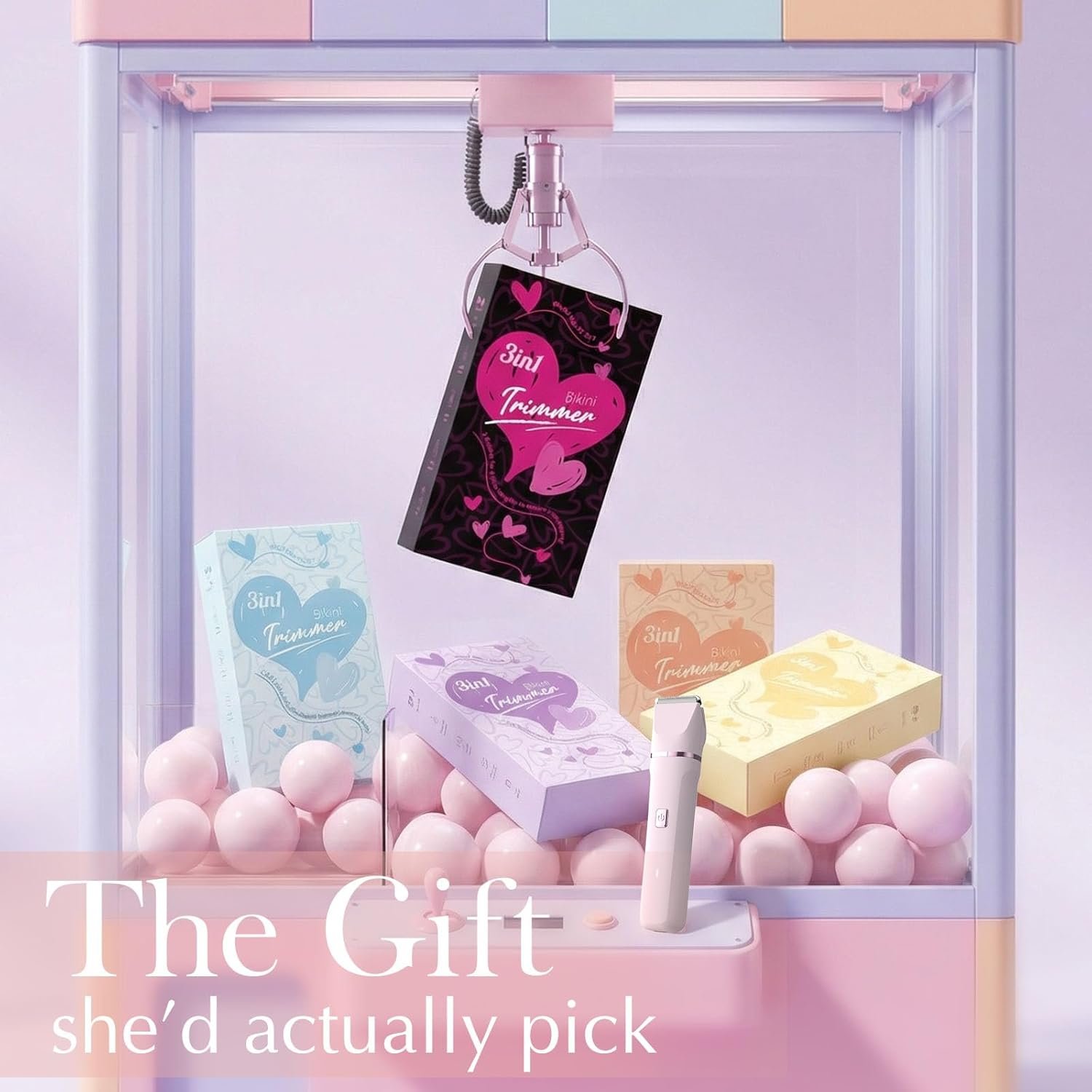 Bikini Trimmer for Women - Painless Electric Razors for Silk Skin,Cordless Body Shaver for Trip,Replaceable Lady Facial Razor, IPX7 Waterproof&Easy Cleaning, Ceramic Blade, Gifts for Women - Image 5