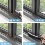 16Pcs Crevice Cleaning Brush Set, Hard Bristle Gap Cleaning Brush for Bathroom Window Tracks, Deep Cleaning Tools Kit with Wire Detail Brushes & Non-Scratch Wire Dishcloths for Kitchen - Image 5