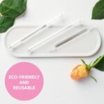 Bona Fide Beauty Glass Cuticle Pusher Set of 2 Manicure Nail Care Tools, 2PC Premium Clear Glass Manicure Sticks - Image 9