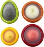 Joie Food Saver Set, Avocado, Tomato, Onion, and Lemon Stretch Pods, Silicone, One Size, 4 Count - Image 4