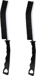 2 Pcs Crevice Cleaning Brush Hard Bristle Gap Brush Multifunctional for Bathroom Household Kitchen Tiles Window Crevice Cleaning Tool (Style 1) - Image 2