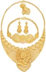 24k Gold Plated Jewelry Sets for women African Accessories for women African Jewelry Dubai Set - Image 2