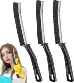 3Pcs Hard-bristled Crevice Cleaning Brush, Multifunctional Thin Gap Scrub Brush, Bathroom Cleaner Tools for Household Use, Kitchen, Window, Toilet, Grout, Faucets, Car - Image 2