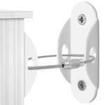 4our Kiddies 10 Pack Furniture Anchors for Baby Proofing, Anti Tip Furniture Wall Anchors, Secure 400 Pounds Cabinet, Bookcase, Dresser to Wall, Earthquake Furniture Straps for Child Safety - Image 2