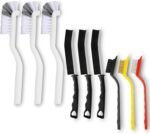 9 Pack Crevice Cleaning Brush Set, Hard Bristle Detail Brush Set for Deep Cleaning Kitchen, Bathroom, Grout, Sink, Bottle, Blender, Corners, Tight Spaces - Image 2