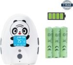 Audio Baby Monitor TimeFlys Twin Mustang Panda,Talk Back Intercom,Two Parent Units, Long Range up to 1000 ft,Temperature Monitoring and Warning,Lullabies,Rechargeable,Vibration,LCD Display,Night Light - Image 2