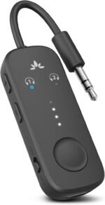 Avantree Relay - Premium Airplane Bluetooth Adapter with Advanced Qualcomm Chipset, 2 Headphones Support, 25hrs Play Time, aptX Adaptive & HD Audio Transmitter for Airpods, Bose & Travel Flight - Image 2