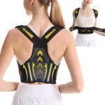 Back Brace Posture Corrector for Women and Men,Adjustable Upper Back Support,Improve Posture Support Belt for Scoliosis,Relief for Shoulder and Back Pain(XXL - Black) - Image 2