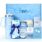Birthday Gifts for Women Blue Ocean Gifts Box Set Self Care Gifts for Mom Girlfriend Wife Sister Her Best Friend,Relaxing Spa Gift Baskets for Women Get Well Soon Sympathy Gift Care Package for Women - Image 2