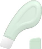 Blackhead Remover Tool, Stainless Steel Face Scraper for Deep Cleansing, Skin Scrubber Face Spatula with Silicone Cover, Nose Blackhead Remover, Skin Care Tool for Men and Women (Green) - Image 2