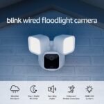Blink Wired Floodlight Camera, Smart security camera, 2600 lumens, HD live view, enhanced motion detection, built-in siren, Works with Alexa, 1 camera (White) - Image 2