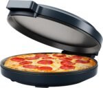 Chefman Everything Maker & Pizza Oven – 1440W Countertop Electric Pizza Maker with 12” Nonstick Cooking Plates, Plus Makes Quesadillas, Omelettes and More, with Indicator Lights and Vertical Storage - Image 2