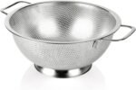 Colander Stainless Steel 3-Quart, Strainer for Kitchen Food, Dishwasher Safe - Image 2