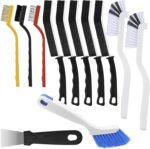 Crevice Cleaning Brush 12Pcs, Hard Bristle Deep Cleaning Brushes Supplies for Household use, Kitchen, Bathroom, Corner, Grout, Sink, Cup, Teapot, Bottle, Blender - Image 2