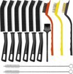 Crevice Cleaning Brush,Hard Bristle Grout Scrub Brushes Tool,Straw Cleaner Brush,Multifunctional Gap Cleaning Supplies Home Essentials for Household Use,Kitchen,Window,Bathroom,Corners(12PCS) - Image 2