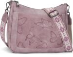 Crossbody Bags for Women Trendy, Vegan Leather Medium Butterfly Hobo Purse, Women's Shoulder Handbags - Image 2
