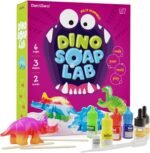 Dan&Darci Dino Soap Making Kit for Kids, Dinosaur Science Toys Kits, Gifts for Kid All Ages, DIY Activities Craft - Art Crafts Gift Set for Boys and Girls Age 3 4 5 6 7 8 12 Year Old Boy - Image 2