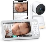 Dr.Care LumiView Plus Smart WiFi Baby Monitor - 5.5" 1080P Split Screen & 2K Camera, Privacy Mode, Cry & Motion Alerts, 5000mAh Removable Battery, RGB Night Light, HD Night Vision, App Control, 1279ft - Image 2