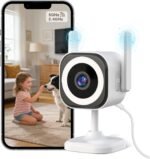 Dual-Antenna Stable 5G WiFi Cameras for Home Security,4X Zoom 2K Outdoor Indoor Security Camera,Baby/Pet Monitor wih Color Night Vision,Motion Detection,2-Way Talk,Siren,IP66,SD Card/Cloud - Image 2