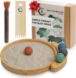 ENSO SENSORY Japanese Zen Garden Kit for Desk – 12” Bamboo Sand Garden Zen Décor | Meditation Gift | Sensory Therapy Tool for Mindfulness & Emotional Wellness - Image 2