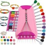 Easter Arts and Crafts for Kids ages 8-12,Friendship Bracelet Making Kit,Kids Jewelry Making Kit with 28 Pre-Cut Threads,Kids Travel Activity Set Easter Toys Gifts for 6 7 8 9 10 11 12 Year Old - Image 2