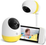 Ellie Pro Baby Monitor with Camera and Audio,5'' IPS 2K UHD Resolution,6000mAh Battery, Remote Pan-Tilt-5X Zoom, 2-Way Talk,No WiFi, Night Vision, Virtual Fence 24hr Play Back and 1000ft Range - Image 2