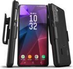 Encased DuraClip Designed for Samsung Galaxy S21 Plus Belt Clip Case (2021) Slim Phone Cover with Holster - Black - Image 2