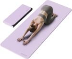 Foldable Yoga Mat Extra Thick & Large (74" x 31.5" x 0.32"), Double-Sided Non Slip & Lightweight Fitness Mat, 8mm Thick Wide Exercise Mats for Woman Man Kids, Portable Workout Mats for Travel, Studio or Home Use - Image 2