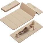 Foldable Yoga Mat,74"Lx32"Wx1/3"Thick,Folding Exercise Mat,Non-slip Wide Pilates Mats for Home Workout/Travel, Portable Yoga Mat Thick for Yoga/Pilates/Camping/Floor Exercises - Image 2