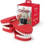 Genuine Fred Chomp Pot Holders, Oven Mitts, Set of 2, Chattering Teeth Inspired, Heat Resistant Silicone Oven Grips, Fun, Quirky Kitchen Gadget and Accessory - Image 2