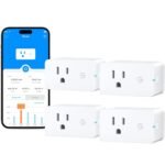 Govee Smart Plug with Energy Monitoring, WiFi Bluetooth Plug Work with Alexa and Google Assistant, 15A Smart Outlets with Timer & Group Controller, No Hub Required, ETL&FCC Certified for Home, 4 Pack - Image 2