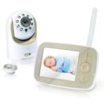 Infant Optics DXR-8 480p Video Baby Monitor, Non-WiFi Hack-Proof FHSS Connection, Interchangeable Lenses, Pan Tilt Zoom, LED Sound Bar, Night Vision, and Two-way Talk, low battery - Image 2