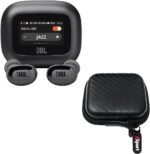 JBL Live Buds 3 True Wireless Noise Cancelling Earbud Bundle with gSport Case (Black) - Image 2