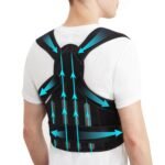 KD Back Brace Posture Corrector for Women and Men - Back Straightener Ideal for Scoliosis, Hunchback, Spine Corrector, Adjustable Support Upper and Lower Back Pain Relief - Image 2