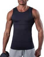 KOCLES Compression Shirt Men Slimming Undershirt Body Shaper Vest, Gynecomastia Compression Tank Top, Shapewear Tummy Control - Image 2