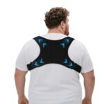 King Mills Plus Size Back Brace for Lower Back Pain, Breathable Posture Corrector for Women & Men Plus Size 3XL to 6XL, Adjustable Support Brace for Big & Tall - Image 2