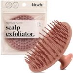 Kitsch Scalp Massager for Hair Care - Scalp Scrubber, Shampoo Brush & Exfoliator for Scalps- Hair Scrubber for Relaxing Bath - Terracotta - Image 2