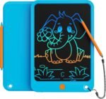 LCD Writing Tablet 10 Inch, Toys for 3 4 5 6 7 8 9 10 Year Old Boys Girls, Colorful Doodle Board Drawing Tablet, Gift for Boys Toddlers Age 3-12 Years, Memo Board, Drawing Pads with Lanyard(Blue) - Image 2