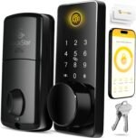 LOCKSTAR® Smart Door Lock • Keyless Entry Deadbolt Door Lock • Multiple Entry Methods – APP • Fingerprint Touch ID • Keypad Code • Card FOB • Traditional Key • Smart Home Devices - Image 2