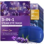 MAREE Heated Eye Masks for Dry Eyes – Steam Eye Mask Disposable – Lavender Self Heating Eye Mask for Puffy Eye – Facial Steamer Alternative for Relaxation – Warm Compress for Eyes – Spa Gift for Women - Image 2