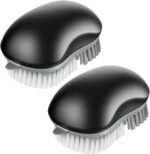 MR.SIGA Fruit and Vegetable Cleaning Brush with Non Slip Comfortable Grip, Pack of 2, Black - Image 2