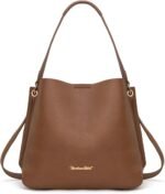 Montana West Medium Hobo Purse for Women Bucket Shoulder Bag with Crossbody Strap - Image 2