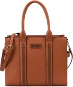 Montana West × Wrangler Large Tote Bags Purses for Women Work Top-Handle Handbags with Strap - Image 2