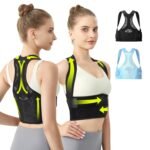 Posture Corrector for Women - Lightweight and Breathable Back Brace for Pain Relief, Rounded Shoulders and Hunchback, Compact & Portable with Fashionable Design, Invisible Under Clothes Black L - Image 2