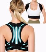 Posture Corrector for Women & Men Adjustable Lightweight Upper Back Brace Support Improve Posture Support Belt for Scoliosis Pain Relief From Shoulder Back Correct Hunchback（Black,X-Large） - Image 2