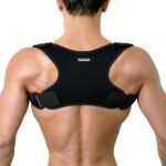 Posture Corrector for Women Men, Copper Upper Back Brace, Back Straightener Support Correcting Hunchback and Bad Posture, Back Pain Relief for Neck, Shoulder, Clavicle, Black, S/M - Image 2